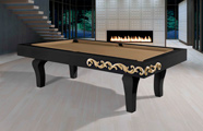 Mesa de Billar - Negro clásico con tallado