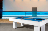 Mesa de Billar - 4 Columnas blanco